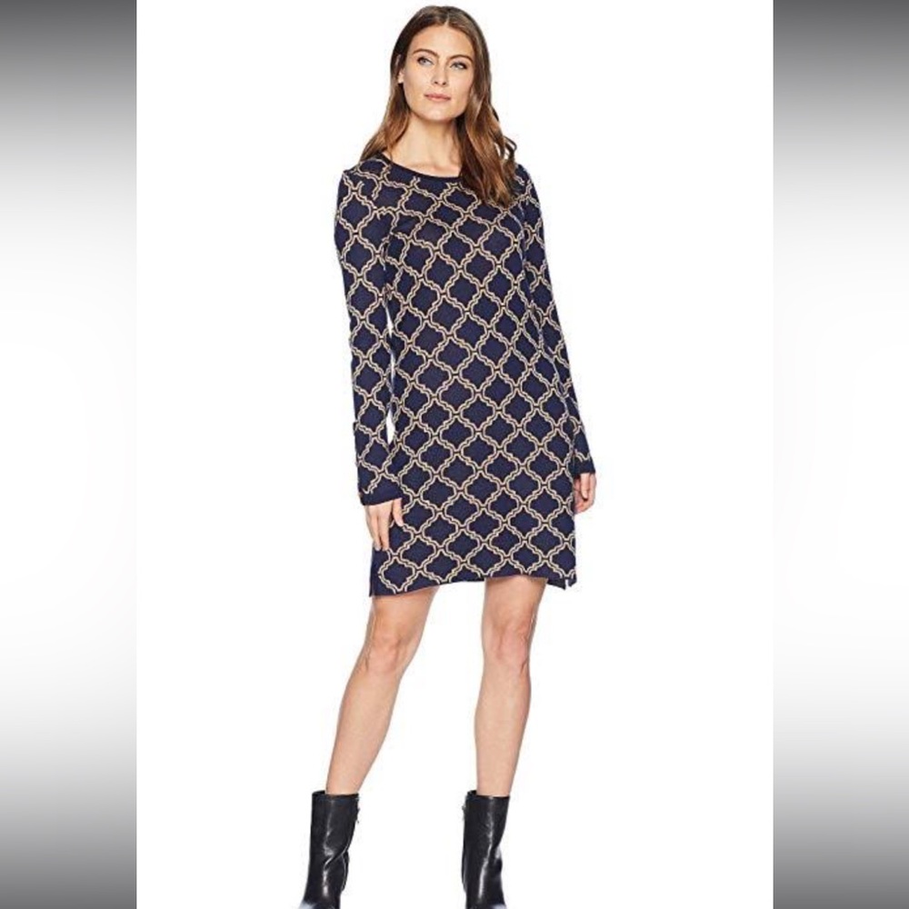 Hatley Medium Sweater Dress Navy